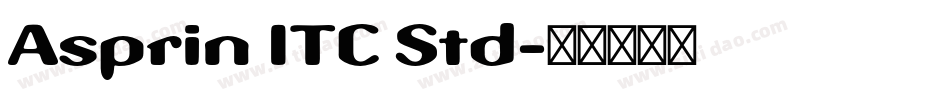 Asprin ITC Std字体转换